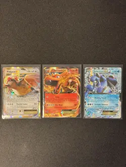 Pokemon EX Lot, 3 Cards: Charizard, Seismitoad, Pidgeot - Image 1