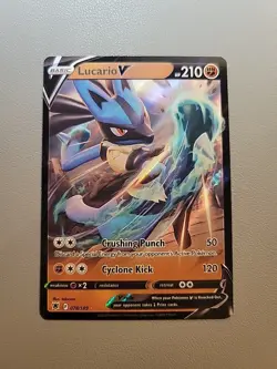 Pokemon TCG Lucario v Astral Radiance Holo Ultra Rare Card 078/189 - Image 1