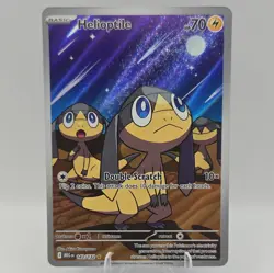 Pokemon Helioptile 143/132 ME01 Mega Evolution Illustration Rare Holo Full Art - Image 1