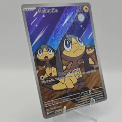 Pokemon Helioptile 143/132 ME01 Mega Evolution Illustration Rare Holo Full Art - Image 4