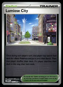Lumiose City 077/088 Uncommon Perfect Order Pokemon Reverse Holo Near Mint - Image 1