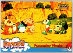 POKEMON TOPPS THE FIRST MOVIE TRADING CARDS PEACEMAKER PIKACHU #46 NON HOLO NM - Image 1