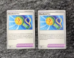Pokemon TCG Handheld Fan 150/167 Sv06: Twilight Masquerade Regular x2 Set Deck - Image 1