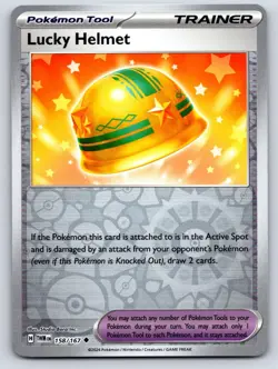 Lucky Helmet 158/167 Uncommon Twilight Masquerade Pokemon Reverse Holo Near Mint - Image 1