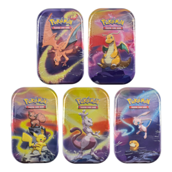Pokemon 🇫🇷 Artset 5x Mini-Tin Pouvoir de Kanto Power EB10 EB11 Origine Perdue - Image 1