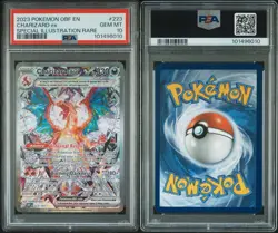 2023 Pokemon OBF EN Charizard EX Special Illustration Rare PSA 10 - Image 3