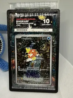 Pokemon Magikarp 203/193 ACE 10 Gem Mint Paldea Evolved Illustration Rare - Image 2