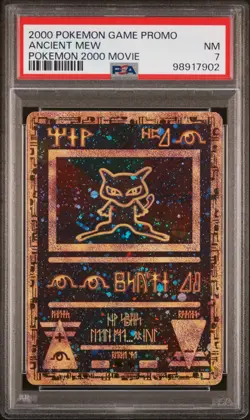 Ancient Mew Pokemon Movie 2000 Game Promo PSA 7 - Image 1