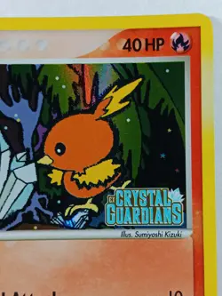 Pokemon Torchic 66/100 Common Crystal Guardians Stamped Holo Card 2006 - Image 3