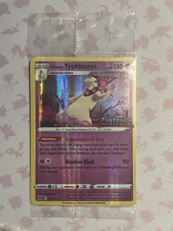 Pokemon TCG Holo Typhlosion Astral Radiance Promo 52/189 Sealed - Image 1