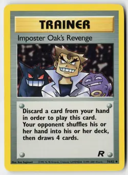 Pokemon Imposter Oak's Revenge - 76/82 - Uncommon Team Rocket Unlimited MP - Image 1