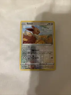 Eevee 125/203 Common Evolving Skies Pokemon Reverse Holo LP - Image 1