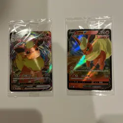Pokemon Card SEALED PROMO (Chinese) Flareon Vmax 002/009 & Flareon V 001/009 - Image 1