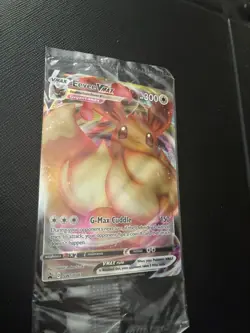 SEALED Pokemon Eevee VMAX SWSH087 Shining Fates Holo Black Star Promo NM - Image 3