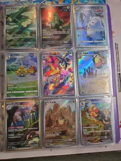 180 Pokemon Card Lot V VMAX EX Full Art Holo Rare GX SR Binder Collection - Image 3