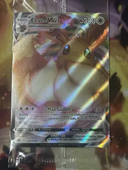 Pokemon TCG: Eevee VMAX SWSH087 Shining Fates -Black Star Promo- NM Sealed - Image 1