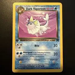 Dark Vaporeon Team Rocket 1st Edition 45/82 English - Image 1