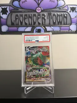 2023 POKEMON SWORD & SHIELD CROWN ZENITH #101 FULL ART/RAYQUAZA VMAX PSA 10 - Image 1