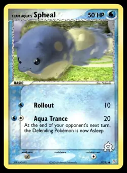 POKEMON TEAM AQUA'S SPHEAL TEAM MAGMA VS TEAM AQUA 57/95 C NM/M - Image 1
