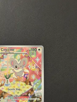 Cinccino Illustration Rare 183/162 Pokemon SV05: Temporal Forces - Image 4
