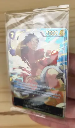 SEALED Gold Promo Japan Expo - Monkey.D.Luffy P-075 - One Piece Card Game OP TCG - Image 2