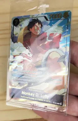 SEALED Gold Promo Japan Expo - Monkey.D.Luffy P-075 - One Piece Card Game OP TCG - Image 4