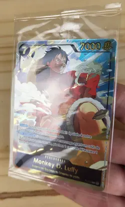 SEALED Gold Promo Japan Expo - Monkey.D.Luffy P-075 - One Piece Card Game OP TCG - Image 5
