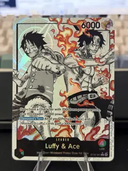 Luffy & Ace (Parallel) [ST-30 - ST30-001] - NM [Foil] TCG One Piece - Image 1