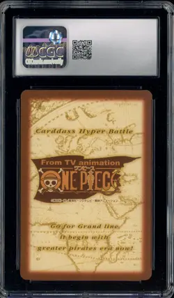 2000 Carddass Hyper Battle Japanese One Piece 5th Stage Luffy Foil CGC 9 - Image 2