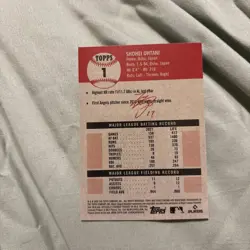 2022 Topps Chrome Platinum Anniversary - Shohei Ohtani #1 - Image 2