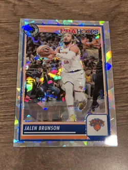 2023-24 Panini Nba Hoops Premium Stock - Jalen Brunson #242 Ice Prizm - Image 1