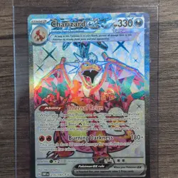Charizard EX 215/197 Obsidian Flames Pokemon TCG Card - Image 1