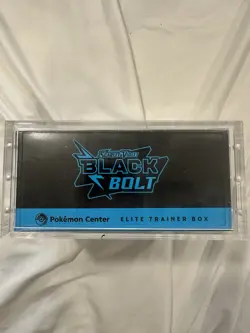 Pokemon TCG Scarlet & Violet Black Bolt Pokemon Center Elite Trainer Box W/ Case - Image 3