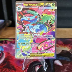 Pokemon TCG Mega Venusaur EX 177/132 Me01 Mega Evolution Full Art Holo Eng - Image 1