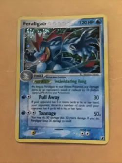 Feraligatr #4/115 EX Unseen Forces Holo Pokemon Card 2005 Vintage - Image 1
