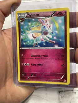 Pokemon TCG Sylveon 15/30 XY Trainer Kit: Sylveon & Noivern Regular MP+ Pokemon - Image 2