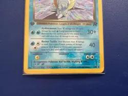 Pokemon Team Rocket First Edition Dark Blastoise 3/82 Team Rocket Holo Swirl - Image 2
