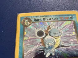 Pokemon Team Rocket First Edition Dark Blastoise 3/82 Team Rocket Holo Swirl - Image 5