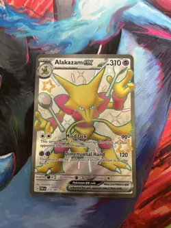 Alakazam ex 215/091 Shiny Ultra Rare Paldean Fates Pokemon Near Mint - Image 1