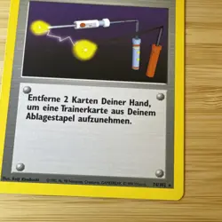 Pokemon German Item Finder Detektor 74/102 Base Set Rare LP Rare - Image 4