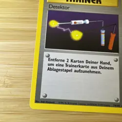 Pokemon German Item Finder Detektor 74/102 Base Set Rare LP Rare - Image 5