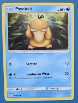 Psyduck 40/236 Cosmic Eclipse Common Pokemon 2019 Near Mint - Image 1