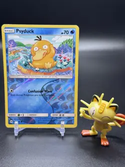 Psyduck 28/149 Pokemon Sun & Moon Base Set Reverse Holo - LP - Image 1