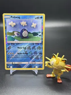 Poliwag 30/149 Pokemon SM Base Set Reverse Holo - NM - Image 1