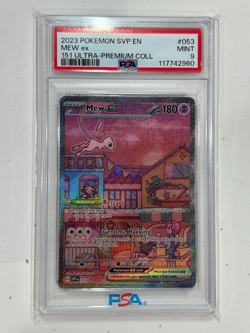 2023 Pokemon SVP en Mew EX 151 Ultra Premium Collection #053 PSA 9 Mint - Image 1