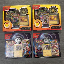 Pokemon Bundle: (2) 30th Anniversary & (2) Mega/Phantasmal Blisters - Image 1
