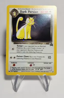 Pokemon TCG | Dark Persian | Black Star Promo Card #17 - (very) Lightly Played - Image 1