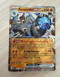 Pokemon TCG - Pitch Black Prerelease - Rampardos ex 045/084 - *Fresh Pull* - Image 1