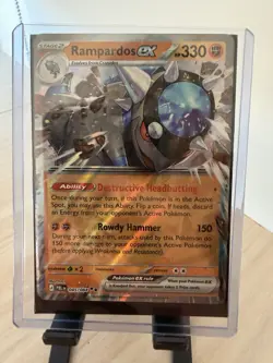 Pokemon TCG - Pitch Black Prerelease - Rampardos ex 045/084 - *Fresh Pull* - Image 3