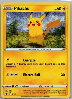 Pikachu 007/015 Holo Promo McDonald's Promos 2022 Pokemon Lightly Played - Image 1